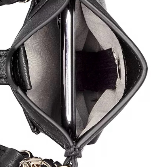 INC Black Leather card holder Pouch NWT - Picture 5 of 7